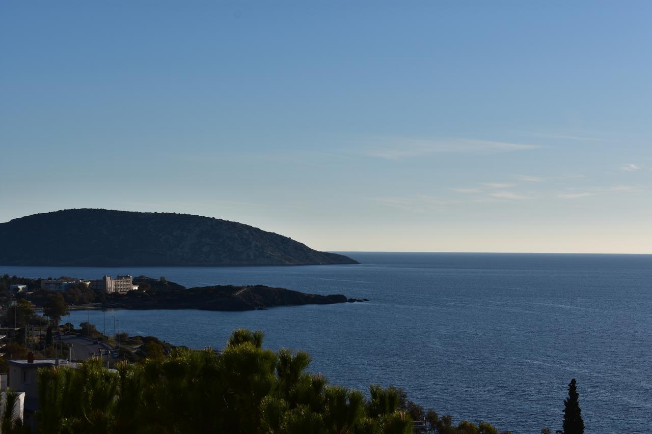 El Mar, 2 Bdr Seaview Apartment, 7 Min From Beach Lagonisi Exteriör bild