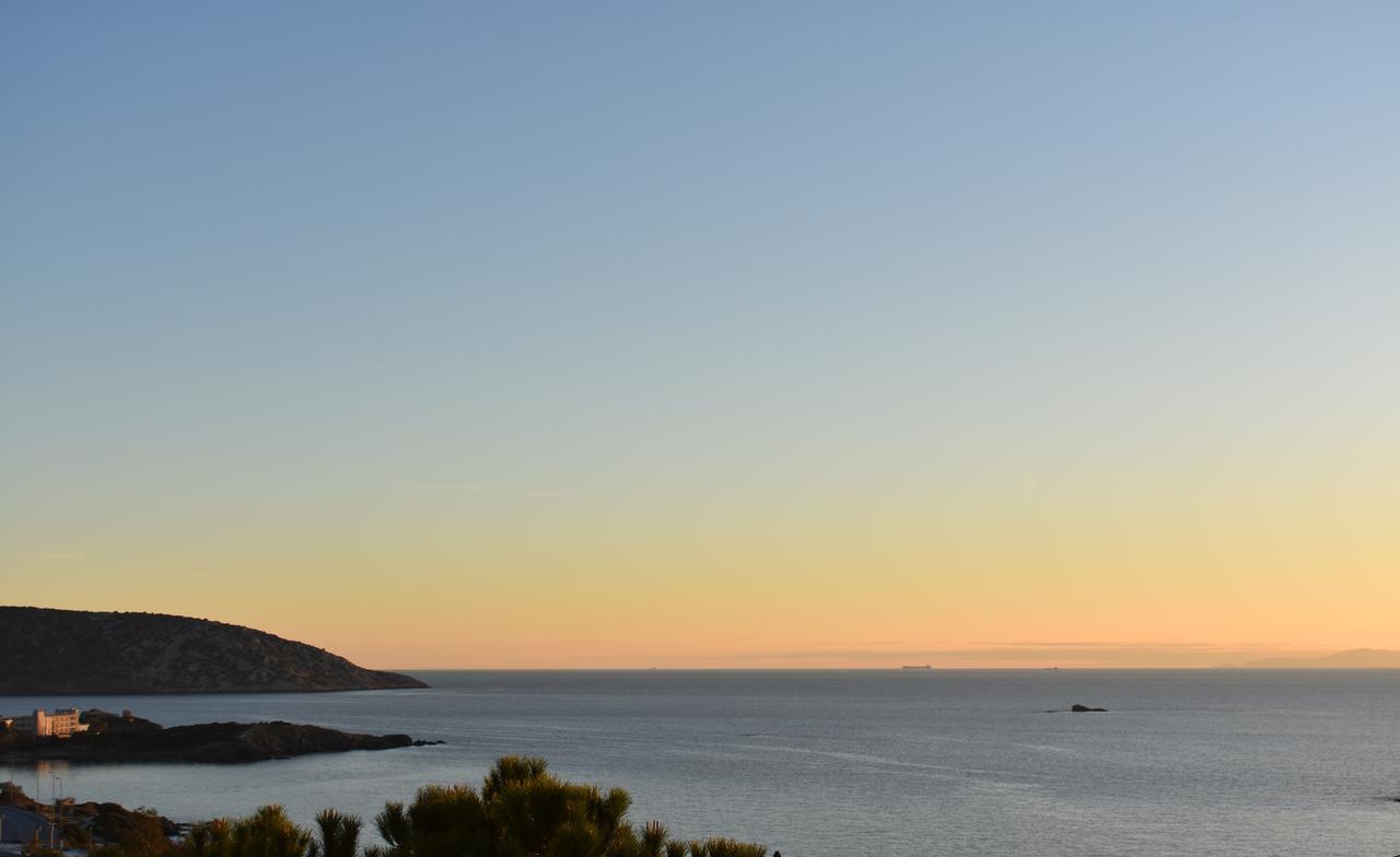 El Mar, 2 Bdr Seaview Apartment, 7 Min From Beach Lagonisi Exteriör bild