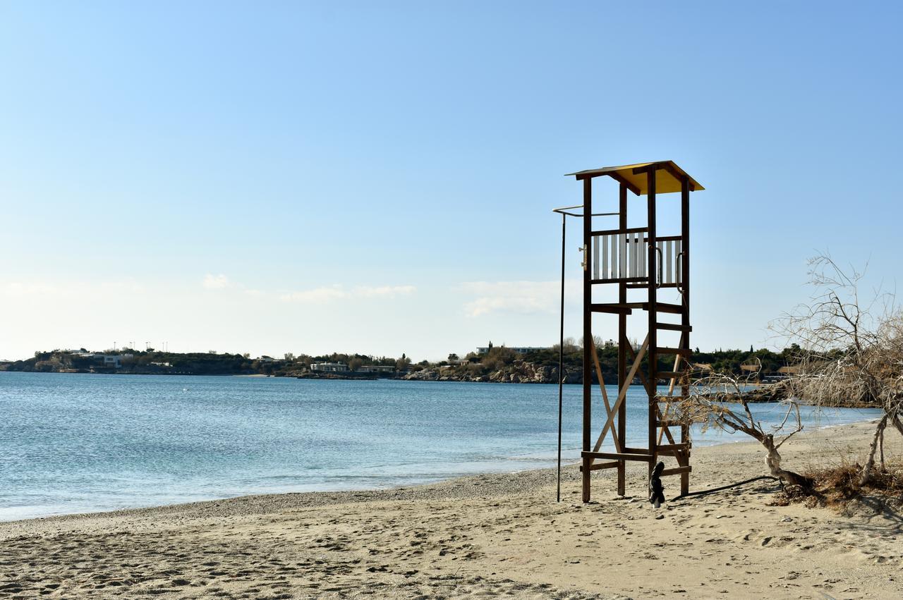 El Mar, 2 Bdr Seaview Apartment, 7 Min From Beach Lagonisi Exteriör bild