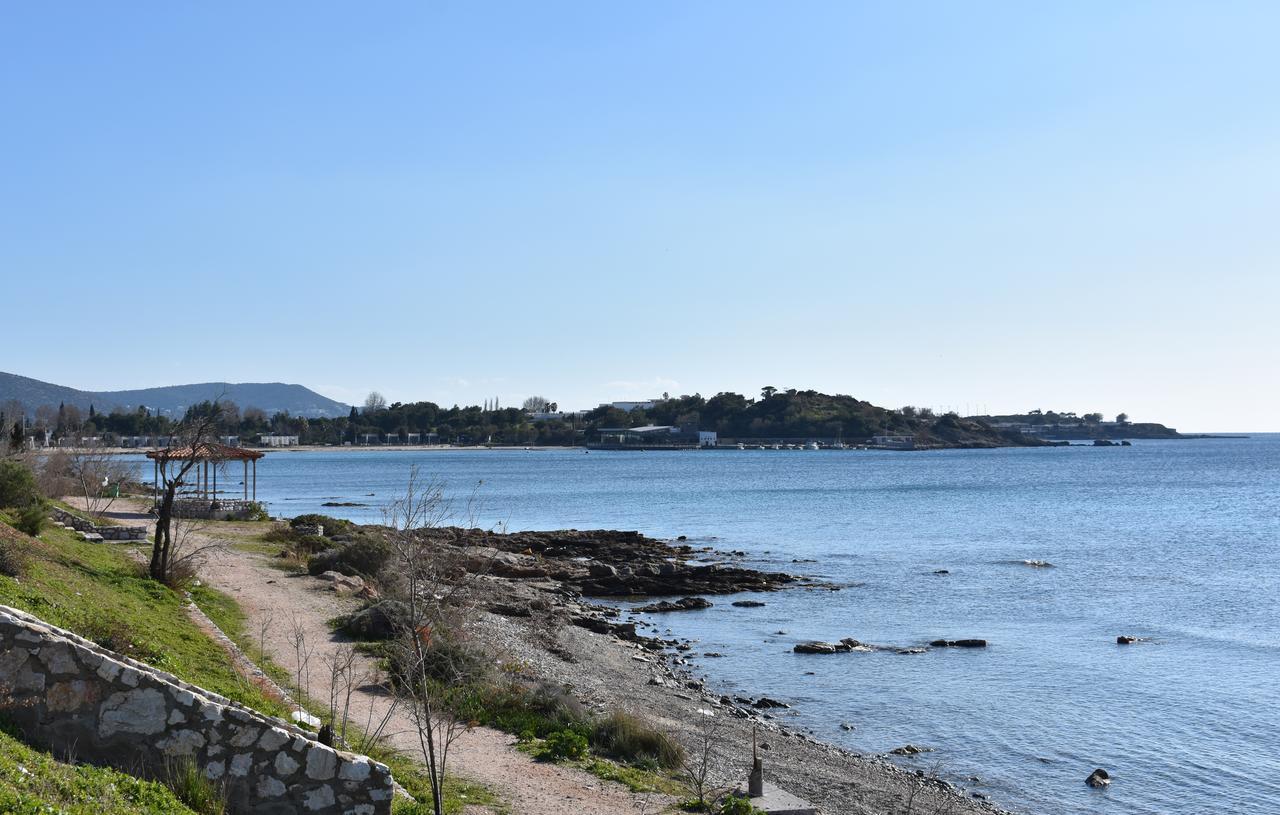 El Mar, 2 Bdr Seaview Apartment, 7 Min From Beach Lagonisi Exteriör bild