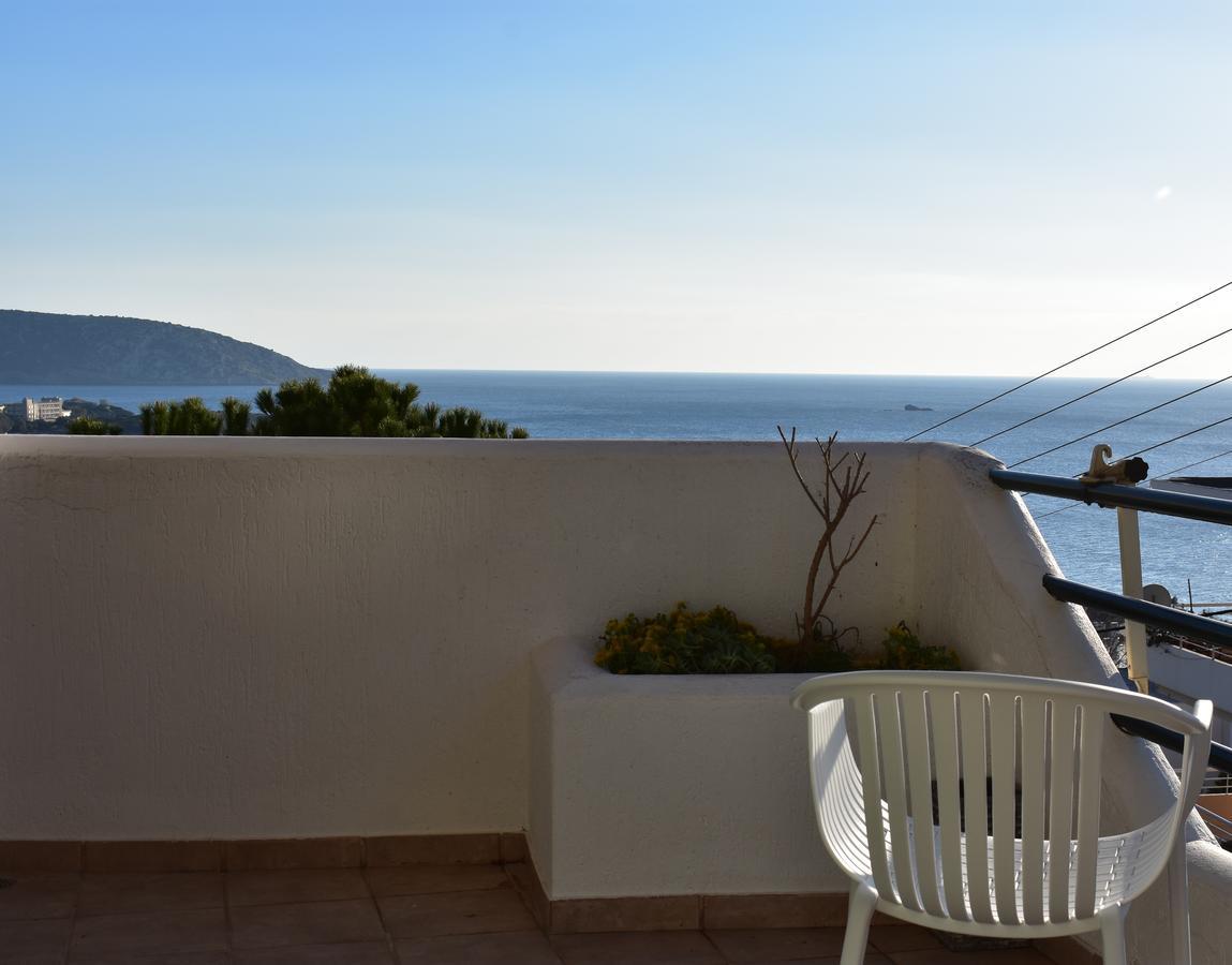 El Mar, 2 Bdr Seaview Apartment, 7 Min From Beach Lagonisi Exteriör bild